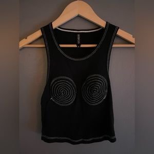 Busted brand bullet tank spiral top